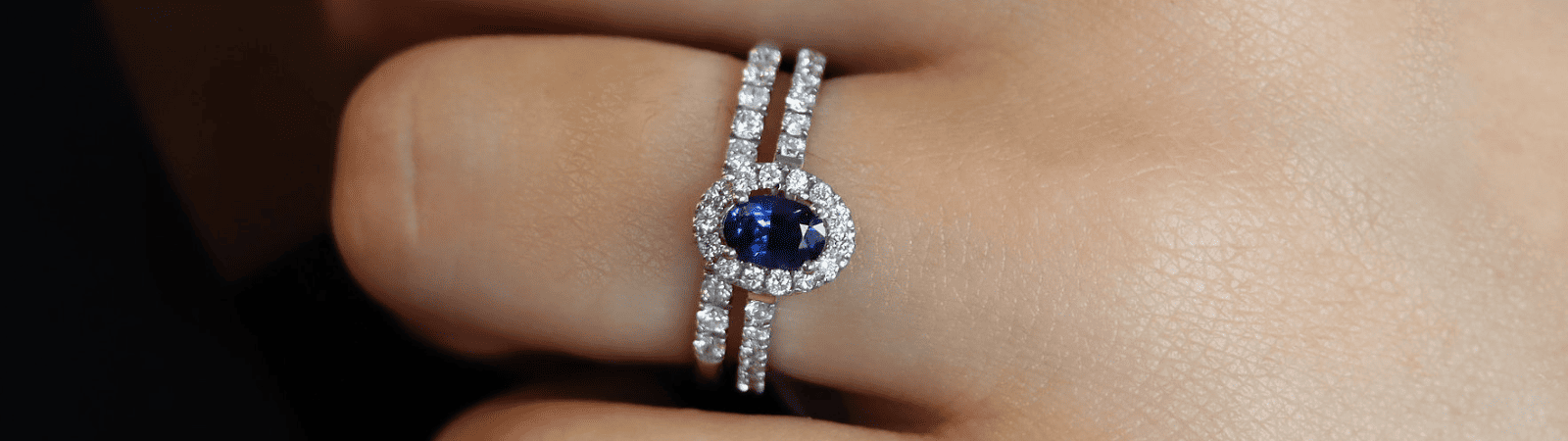 bague saphir